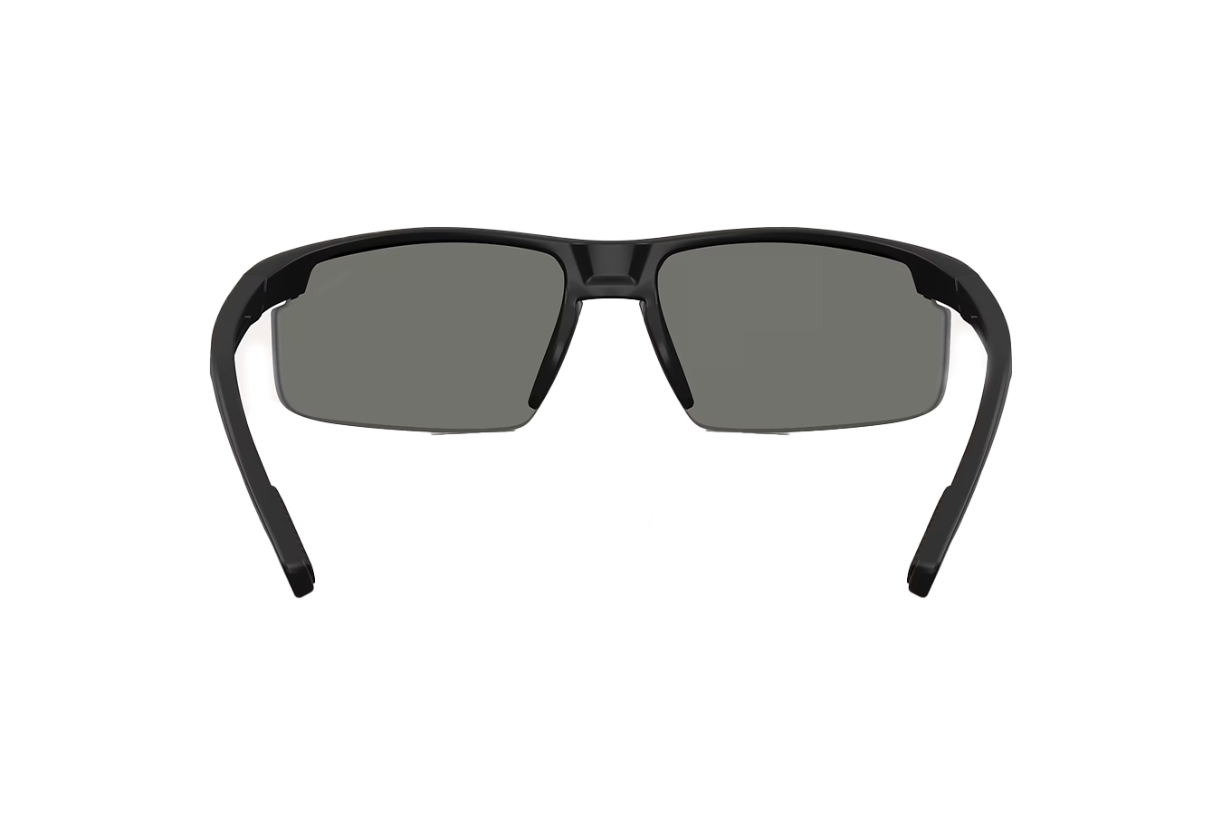 NATIVE EYEWEAR Ridge-Runner Crest Matte Black Frame with Blue Reflex Polarized Lenses